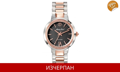 Часовник Mathey-Tissot Lucrezia Crystal Stainless Steel Quartz Chronograph D3082RN