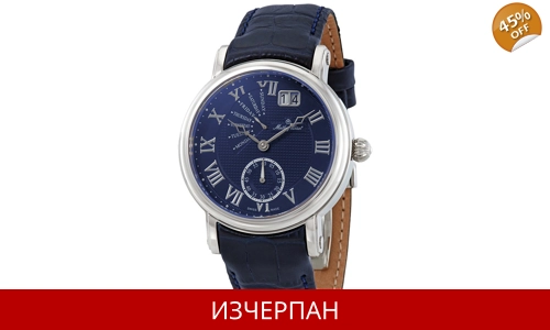 Часовник Mathey-Tissot Retrograde Stainless Steel Quartz Chronograph H7020ABU