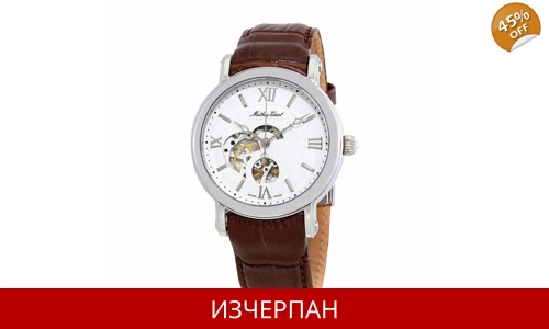 Часовник Mathey-Tissot Skeleton Automatic Chronograph Stainless Steel H7050AI