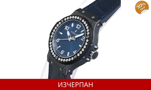 Часовник Hublot Big Bang Series Ceramic Diamonds Quartz Chronograph 361.CM.7170.LR.1204
