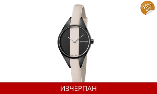 Часовник Calvin Klein Rebel Cream Series Quartz Chronograph K8P237X1