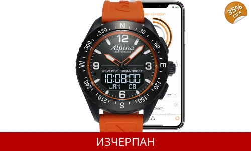 Часовник Alpina AlpinerX Horological Smartwatch AL-283LBO5AQ6