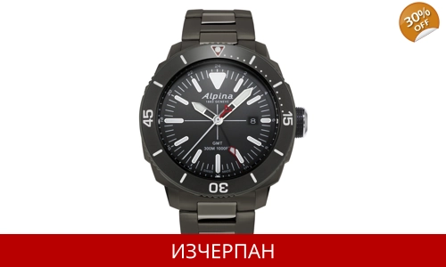 Часовник Alpina Seastrong Diver GMT Series Burgundy AL-247LGG4TV6B