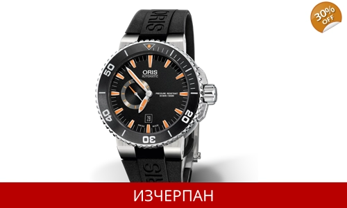 Часовник Oris Aquis Series Small Second Stainless Steel Quartz Chronograph 743-7673-4159-07-4-26-34E