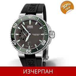 Часовник Oris Aquis Series Small Second Stainless Steel Qu..