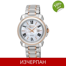 Часовник Seiko Premier Series Solar Movement Chronograph S..