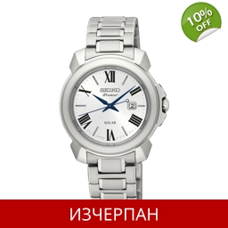 Часовник Seiko Premier Series Solar Movement Chronograph S..