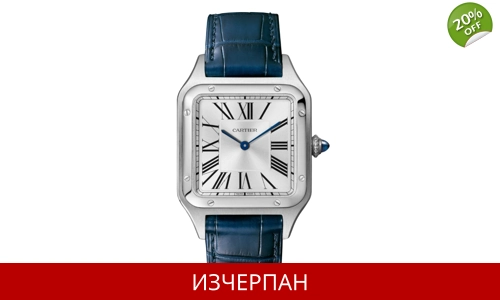 Часовник Cartier Santos Dumont Series Quartz Chronograph WSSA0022