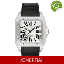 Часовник Cartier Santos 100 Series Quartz Chronograph W200..