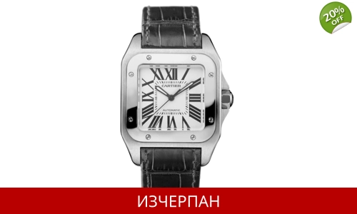 Часовник Cartier Santos 100 Series Automatic Chronograph W20106X8