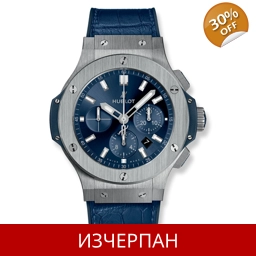 Часовник Hublot Big Bang Series Steel Blue Automatic Chron..