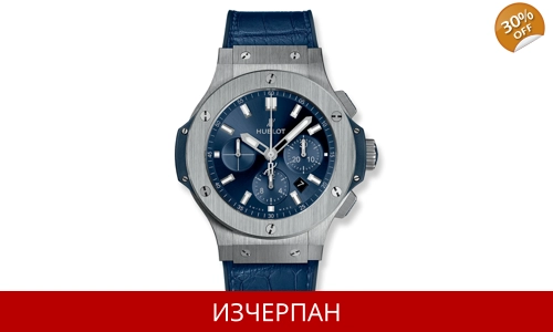 Часовник Hublot Big Bang Series Steel Blue Automatic Chronograph 301.SX.7170.LR