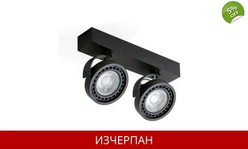 AZZARDO GM4205 BK JERRY 2 LED 29273-01