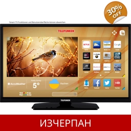 LED телевизор Telefunken L24H554M1CWI (60 см/24 инча, HD-r..