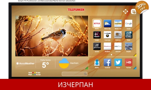 LED телевизор Telefunken L24H554M1CWI (60 см/24 инча, HD-ready, Smart TV)