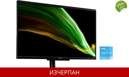 Acer Aspire C24-1600 All-in-One PC (23.8-инчов, Intel Pentium N6005, UHD графика, 8 GB RAM, 512 GB S