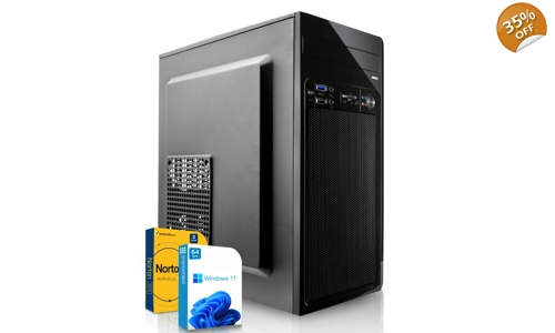 КОМПЮТЪР SYSTEMTREFF (AMD Ryzen 3 4300G, RX Vega 6, 8 GB RAM, 256 GB SSD, въздушно охлаждане,