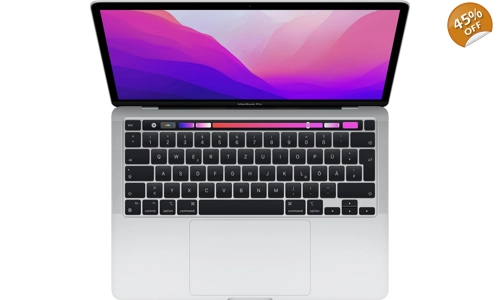 Apple 13" MacBook Pro Notebook (33,74 см/13,3 инча, Apple M2, 10-ядрен графичен процесор, 256 GB SSD
