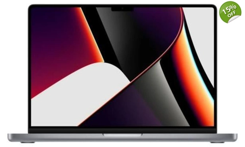 Apple MacBook Pro 14 MKGQ3 Notebook (35,97 cm/14,2 Zoll, Apple M1 Pro, 1000 GB SSD, 10-core CPU)