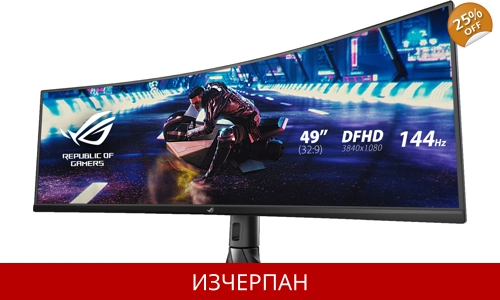 Asus XG49VQ Curved-Gaming-Monitor (124,46 cm/49 ", 3840 x 1080 px, Full HD, 4 ms Reaktionszeit, 144