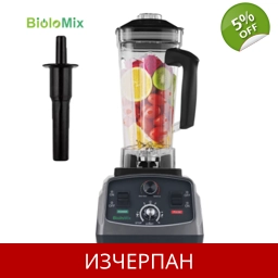 BioloMix 3HP 2200W Тежък търговски клас Таймер Блендер Мик..