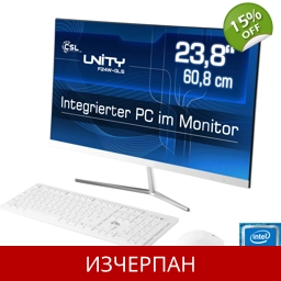 CSL Unity F24-GLS с Windows 10 Home All-in-One PC (23.8-ин..