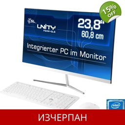 CSL Unity F24-GLS с Windows 10 Pro All-in-One PC (23.8-инч..