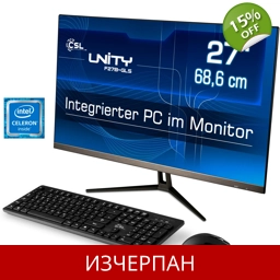CSL Unity F27-GLS с Windows 10 Home All-in-One PC (27-инчо..