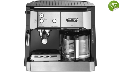 DeLonghi BCO 421.S Kombi-Kaffeemaschine Silber