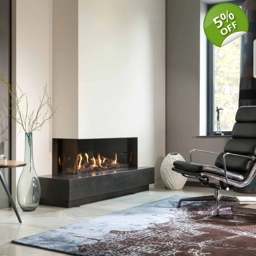 Ъглова Газова Камина FAIRO ECO-line 105