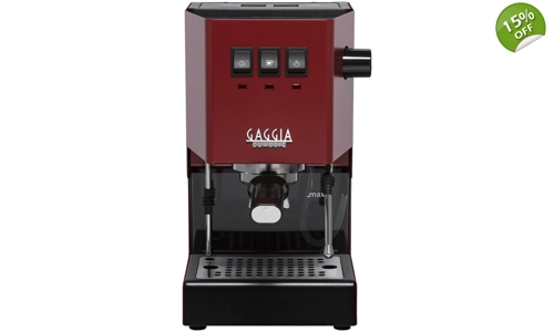 Gaggia New Classic cherry red