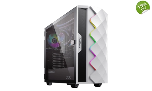 GAMEMAX Diamond WT 6971 компютър за игри (Intel® Core i7 13700KF, RTX 4080, 32 GB RAM, 2000 GB SSD,