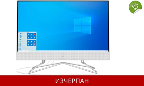 HP 22-df0002ng All-in-One PC (21.5-инчов, Intel® Pentium J5040, UHD графика 605, 4 GB RAM, 256 GB SS