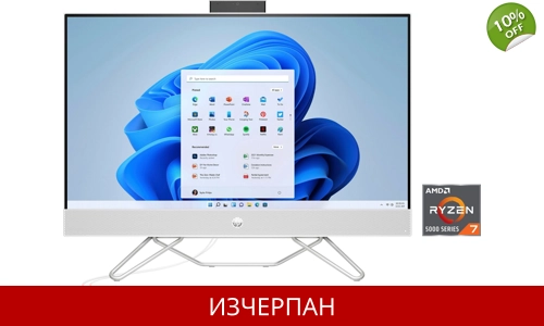 HP 27-cb0203ng All-in-One PC (27-инчов, AMD Ryzen 7 5700U, Radeon™ Graphics, 16 GB RAM, 1000 GB SSD)