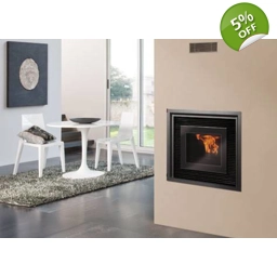 Камина на Пелети с Въздушна Риза и Въздуховоди Пелетна кам..