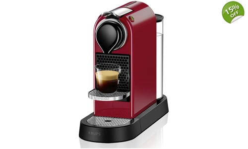 Krups XN7415 Nespresso Citiz cherry red
