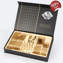 Комплект прибори KULER, прибори за хранене, прибори от нер..