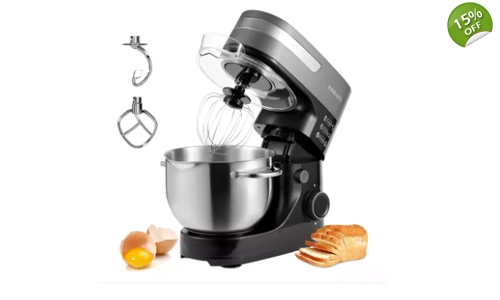 Стоящ миксер - Висококачествена машина за месене и купа от неръждаема стомана