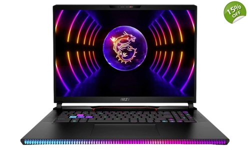 MSI GE78 HX 13VH-022 Raider Core Black - 17,3 инча, 240 Hz, Intel Core i9-13950HX, 64 GB RAM, 2000 G