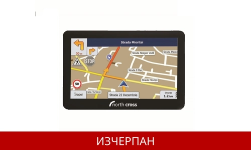 North Cross ES725FE GPS навигация за камион и кола - 7 инча, 256MB RAM, 8GB