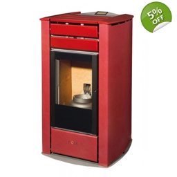 Пелетна камина ORION acciaio