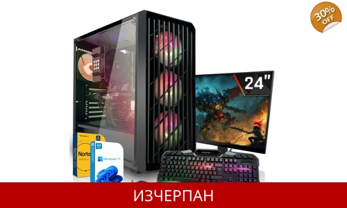 Конфигорация SYSTEMTREFF (24", AMD Ryzen 5 4650G, RX Vega 7, 8 GB RAM, 256 GB SSD, WLAN, Windows 11)
