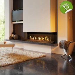Тристранна Газова Камина FAIRO ECO-line 130 3-sided