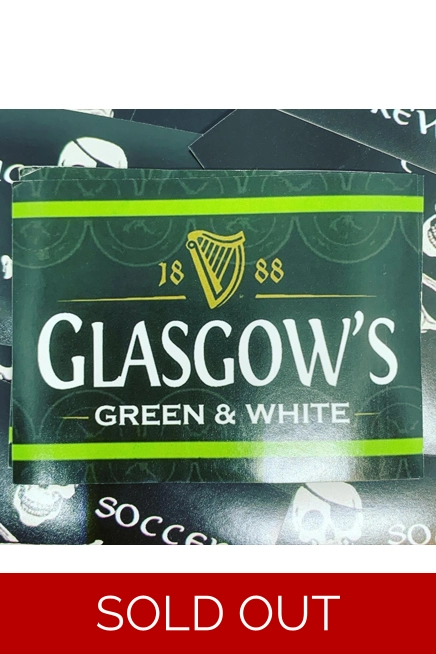 100 Stickers - Glasgow's G&W Guiness