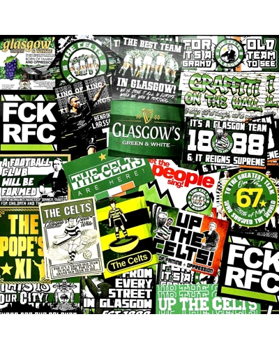 Mix of 100 Stickers - Celtic Sticker Crew Sticker Set