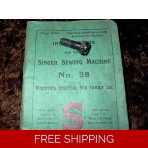 Singer Hand crank bolt 28k 99k 201k etc