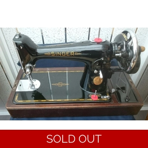 Singer 201k Hand crank sewing machine