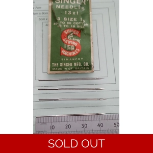 Singer needles 13 x 1 Size 14