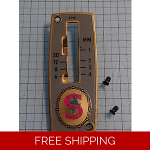 Singer 329k stitch length panel