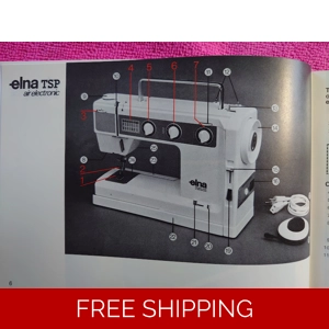 Elna TSP air electronic instruction book